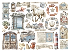 Stamperia Chipboard Die Cuts - Silent Sea